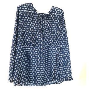 Gap chiffon blouse.